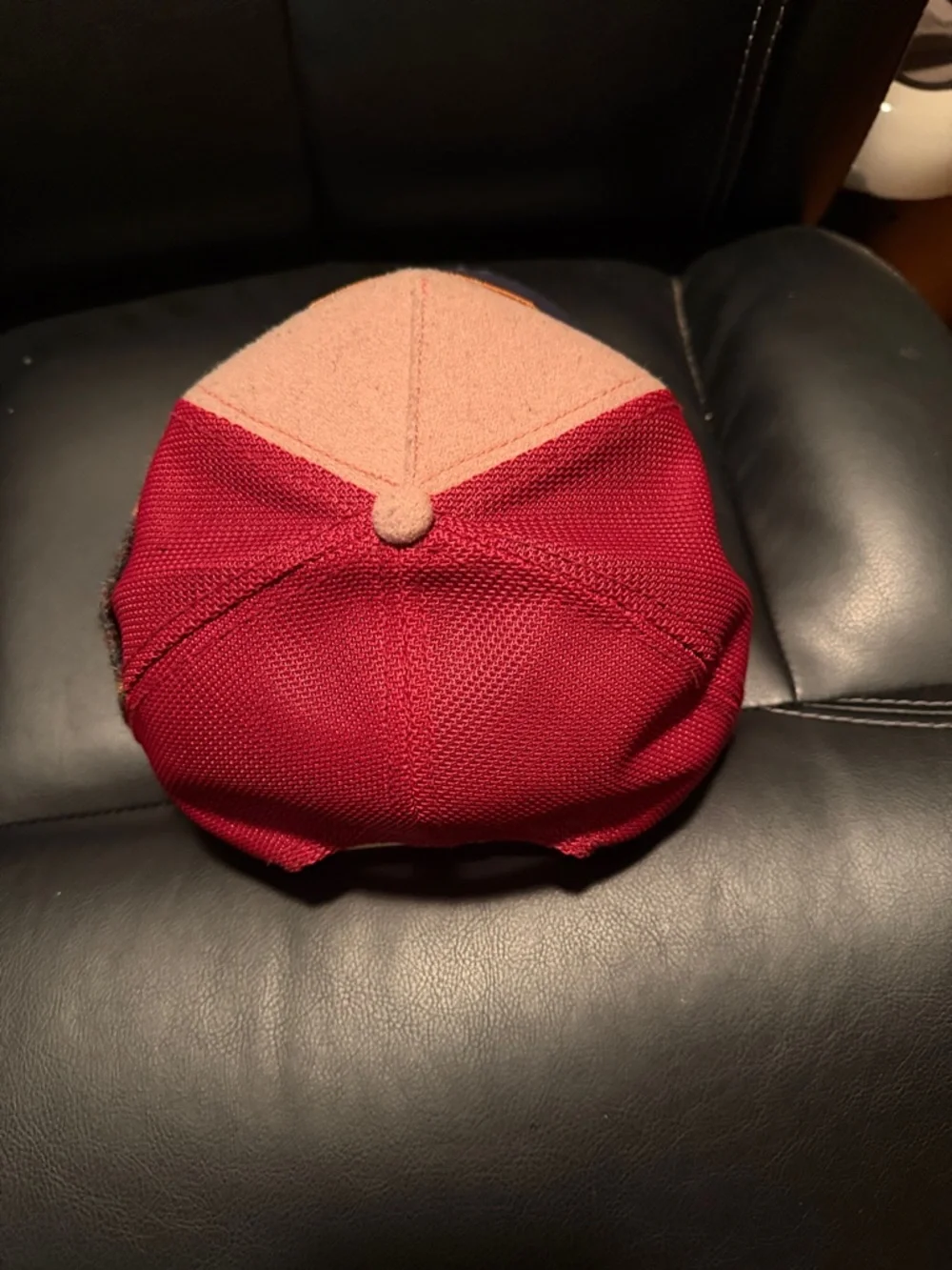 Goorin Bros Bad Ass Trucker Cap - Maroon, Tan & Navy - Picture 3 of 3